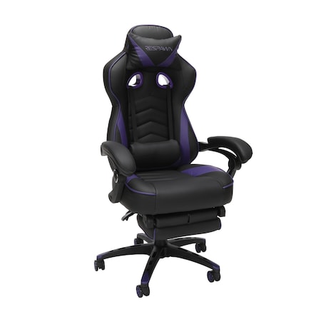 Respawn Leather Gaming Chair, Fixed Arms RSP-110-PUR